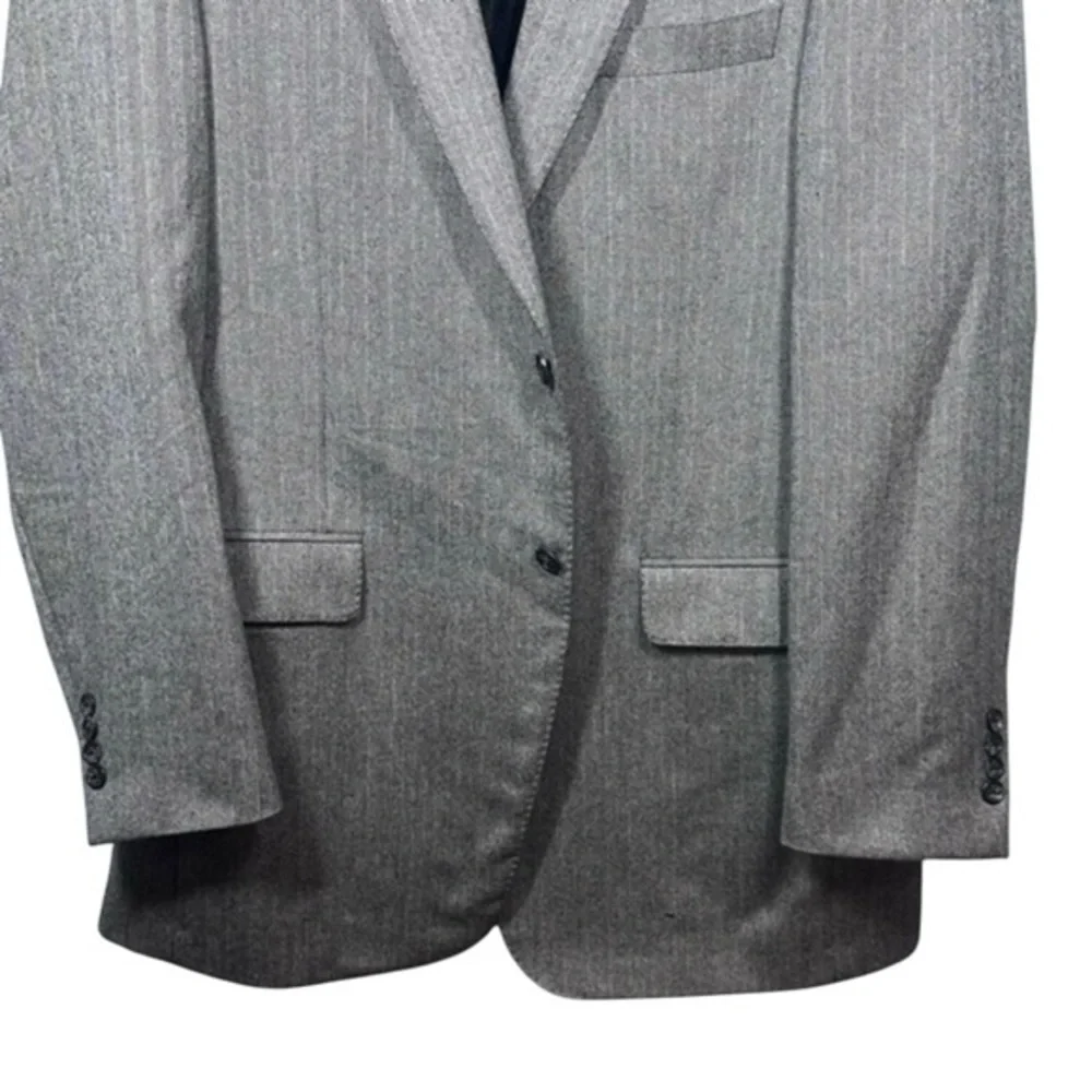 Loro Piana 100% Cashmere Blazer Men 44 JP‎ Tilford Samuelsohn Lux Formal Gray